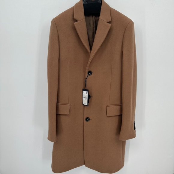 Men's Mango Long Recycled Wool Coat S - Picture 1 of 3